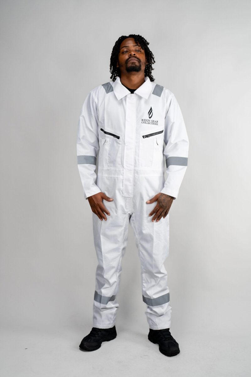 water-repellent coveralls