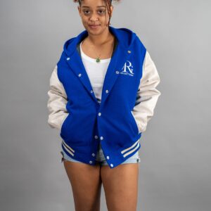 Hooded Varsity Letterman Jacket