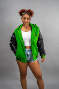 Reign Geat Hooded Varsity Letterman Jacket